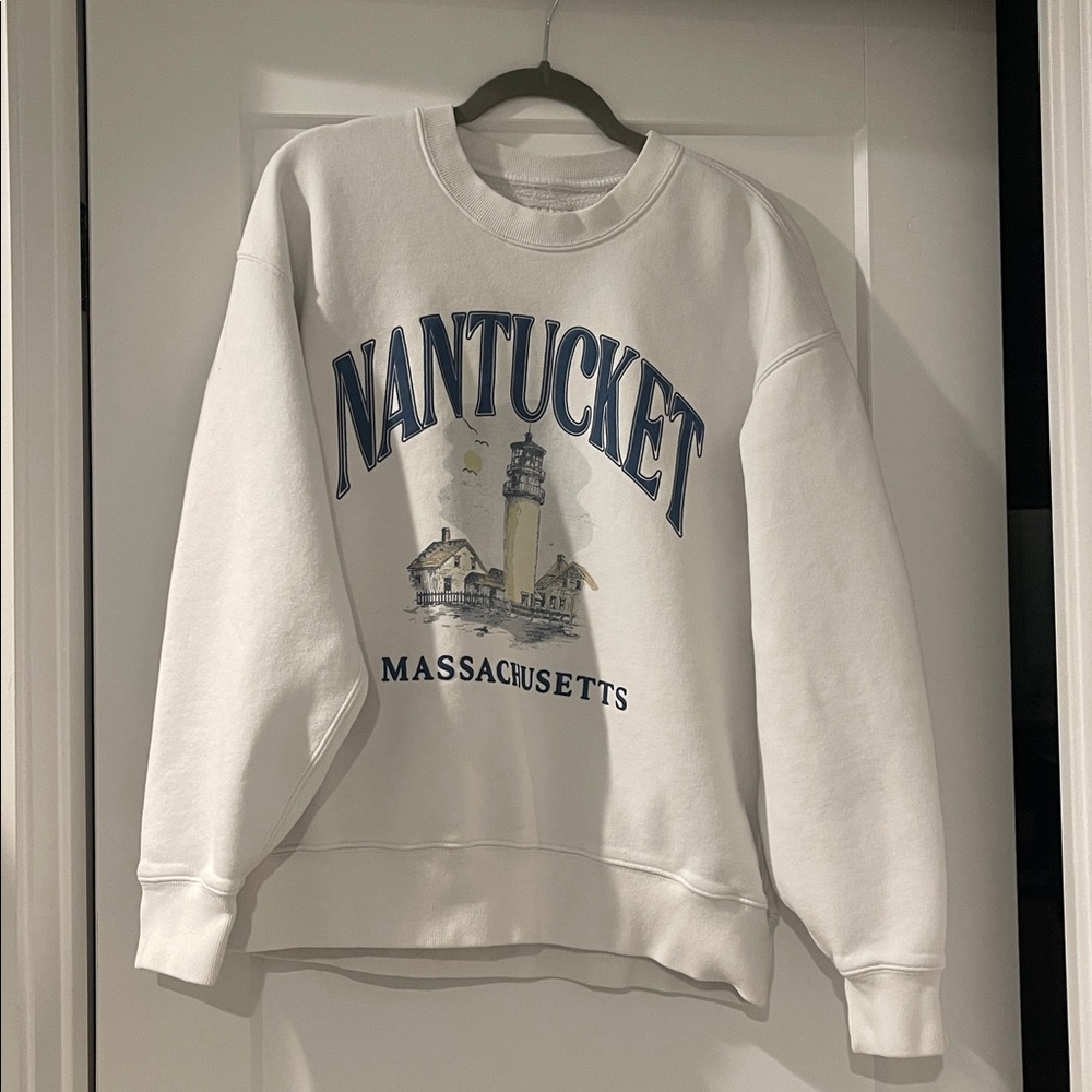 Abercrombie & Fitch East Coast Destination Vintage Sunday Crew Neck Sweatshirt - Picture 3 of 6